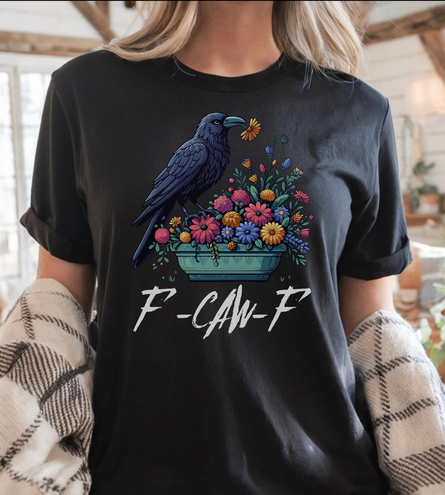 Raven Comfort Colors® f F-Caw-F Shirt