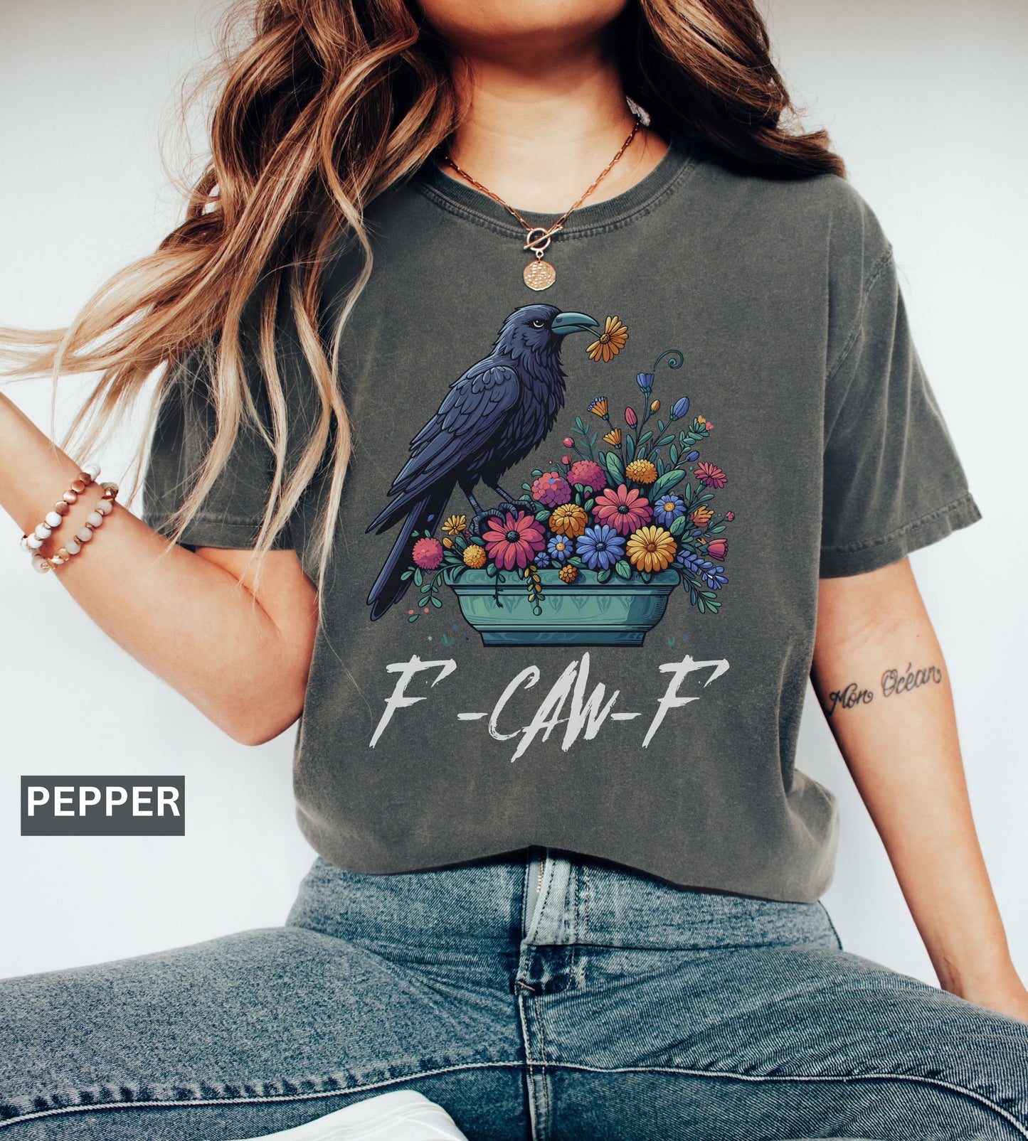 Raven Comfort Colors® f F-Caw-F Shirt
