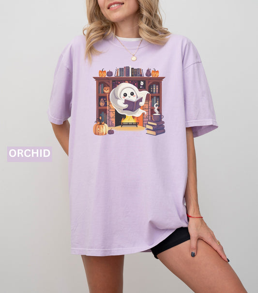 Cottagecore Ghost Reading Shirt