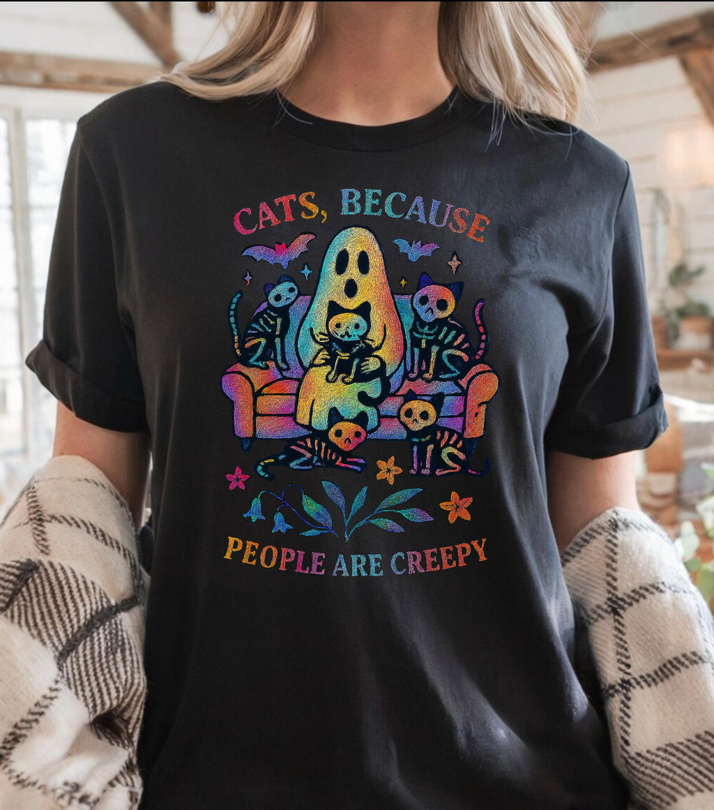 Iridescent Halloween Ghost Shirt