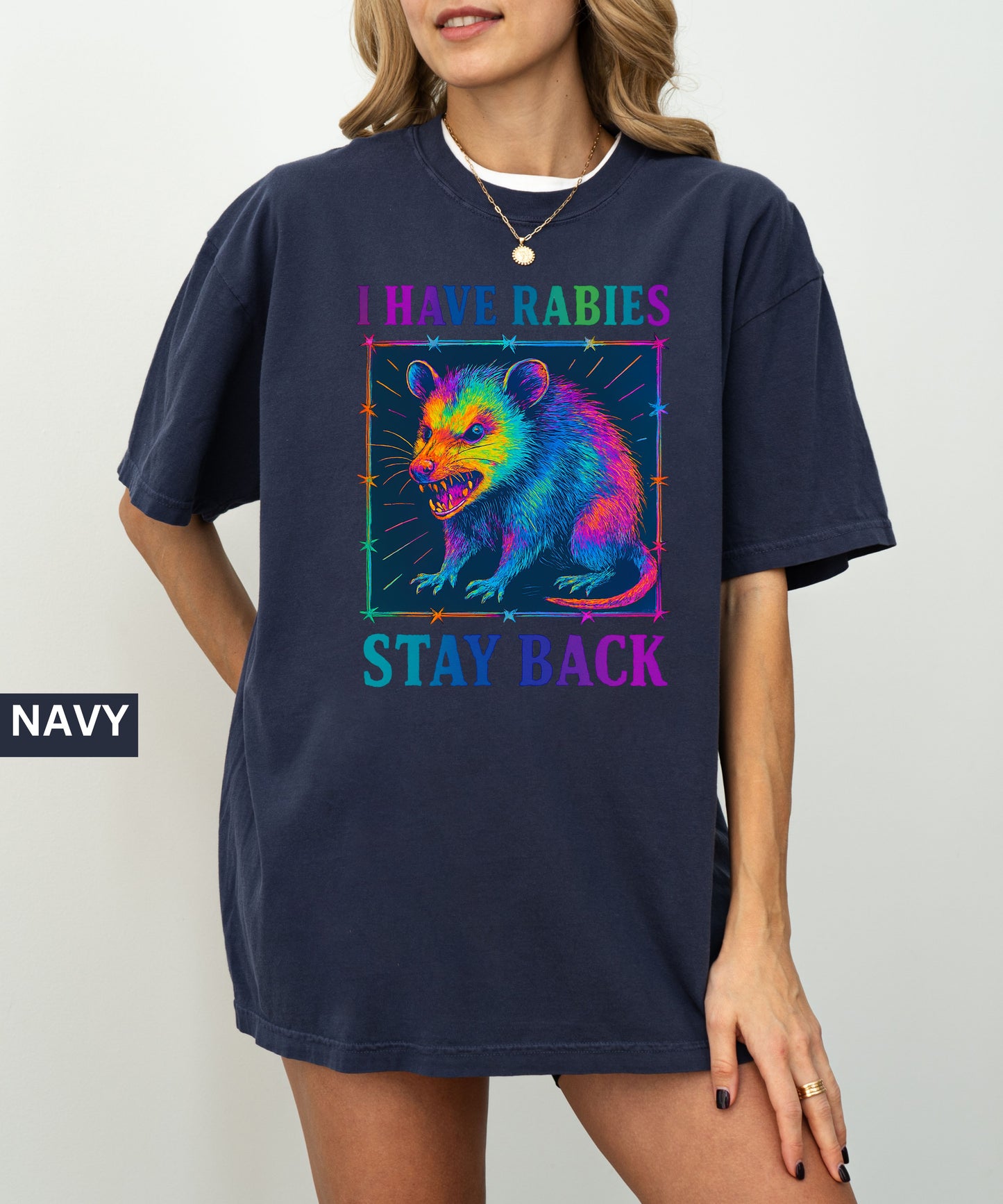 Vibrant Rabid Opossum T-Shirt