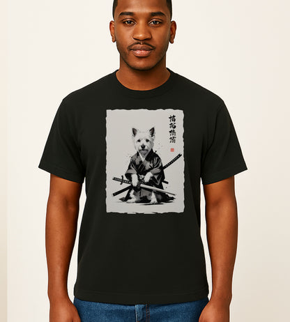 Westie Dog Samurai Shirt