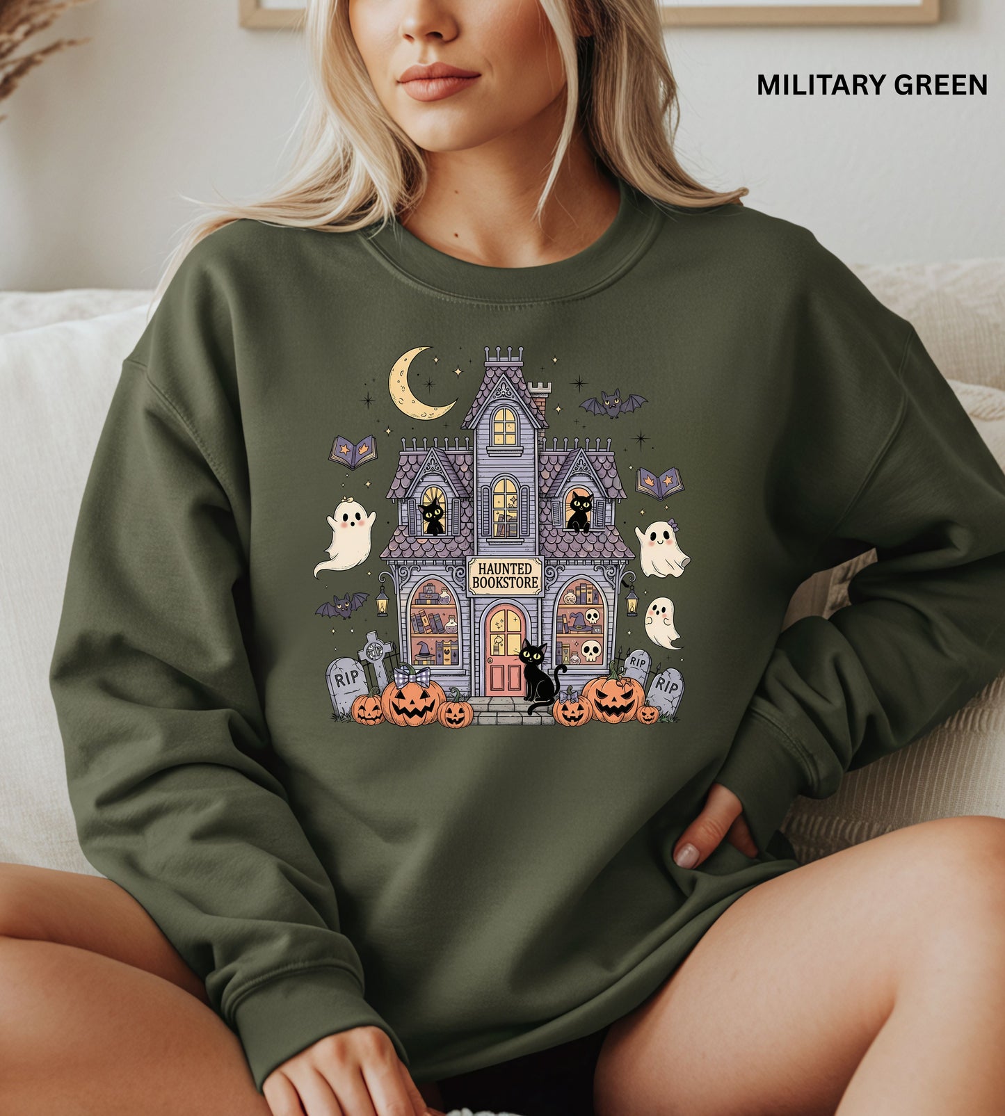 Haunted Bookstore Sweatshirt