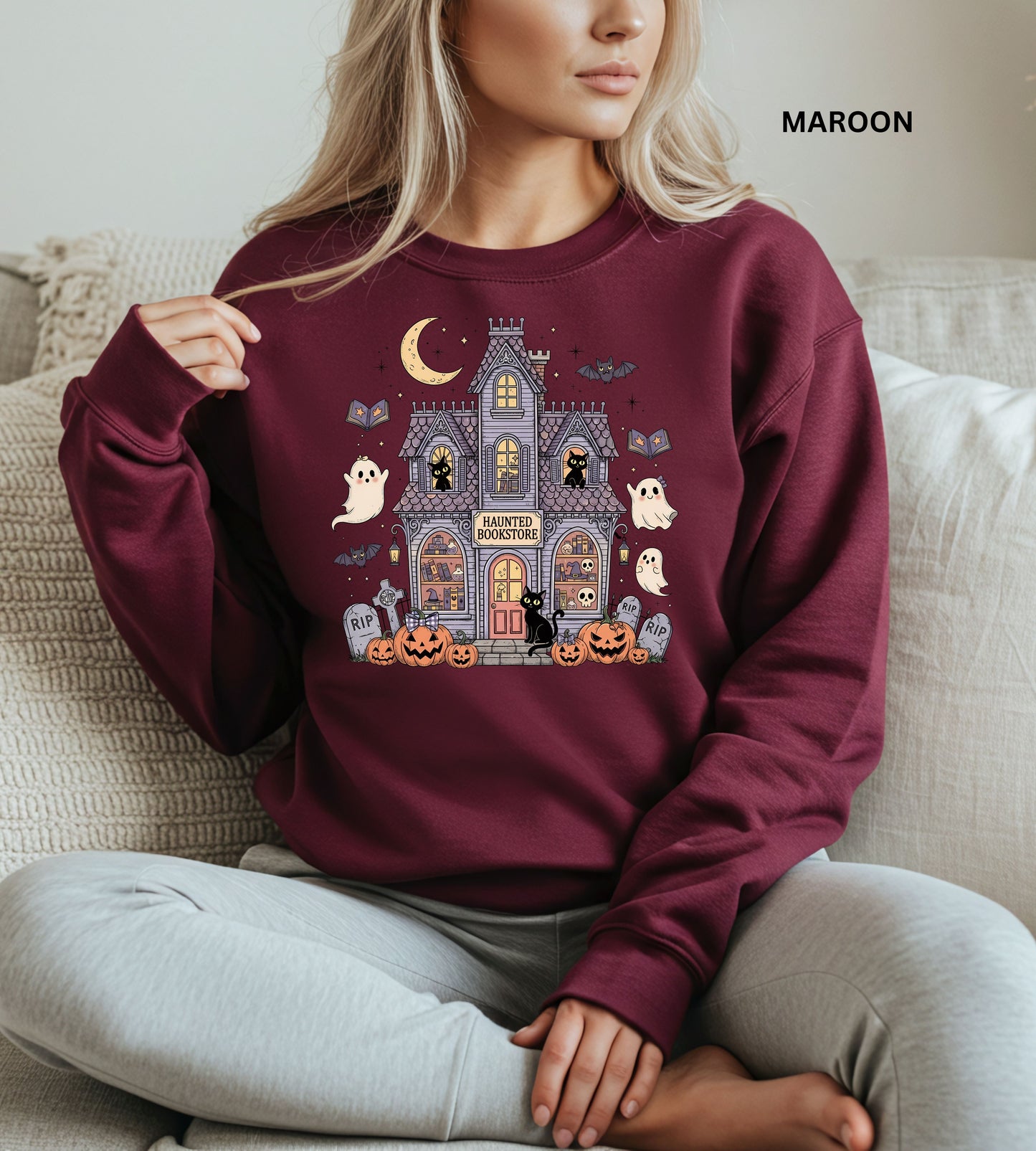 Haunted Bookstore Sweatshirt