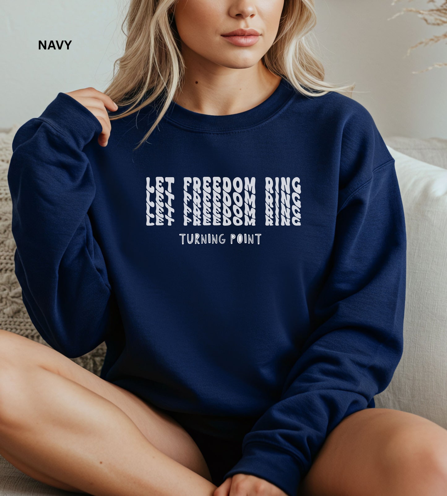 Let Freedom Ring Sweatshirt – Patriotic USA Crewneck