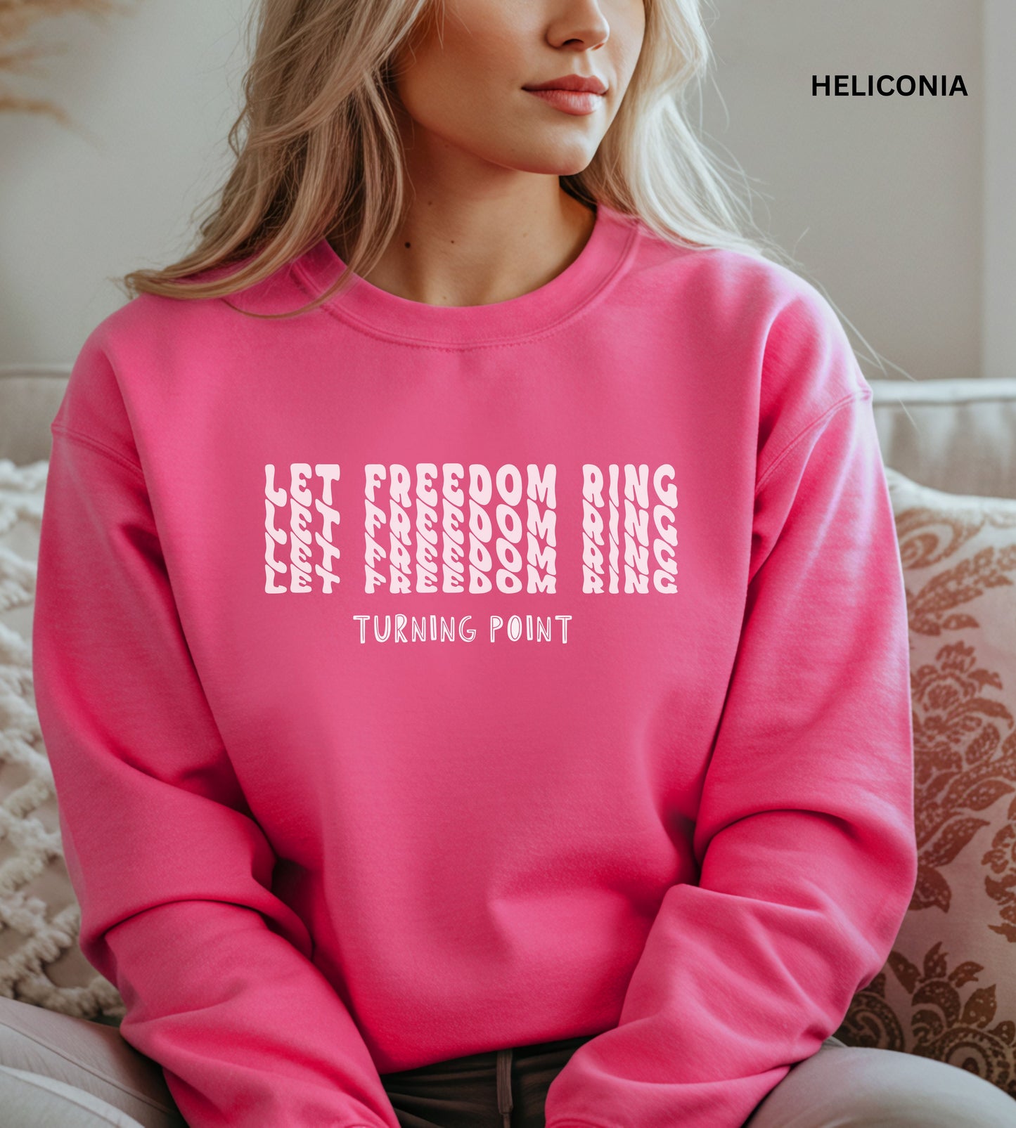 Let Freedom Ring Sweatshirt – Patriotic USA Crewneck