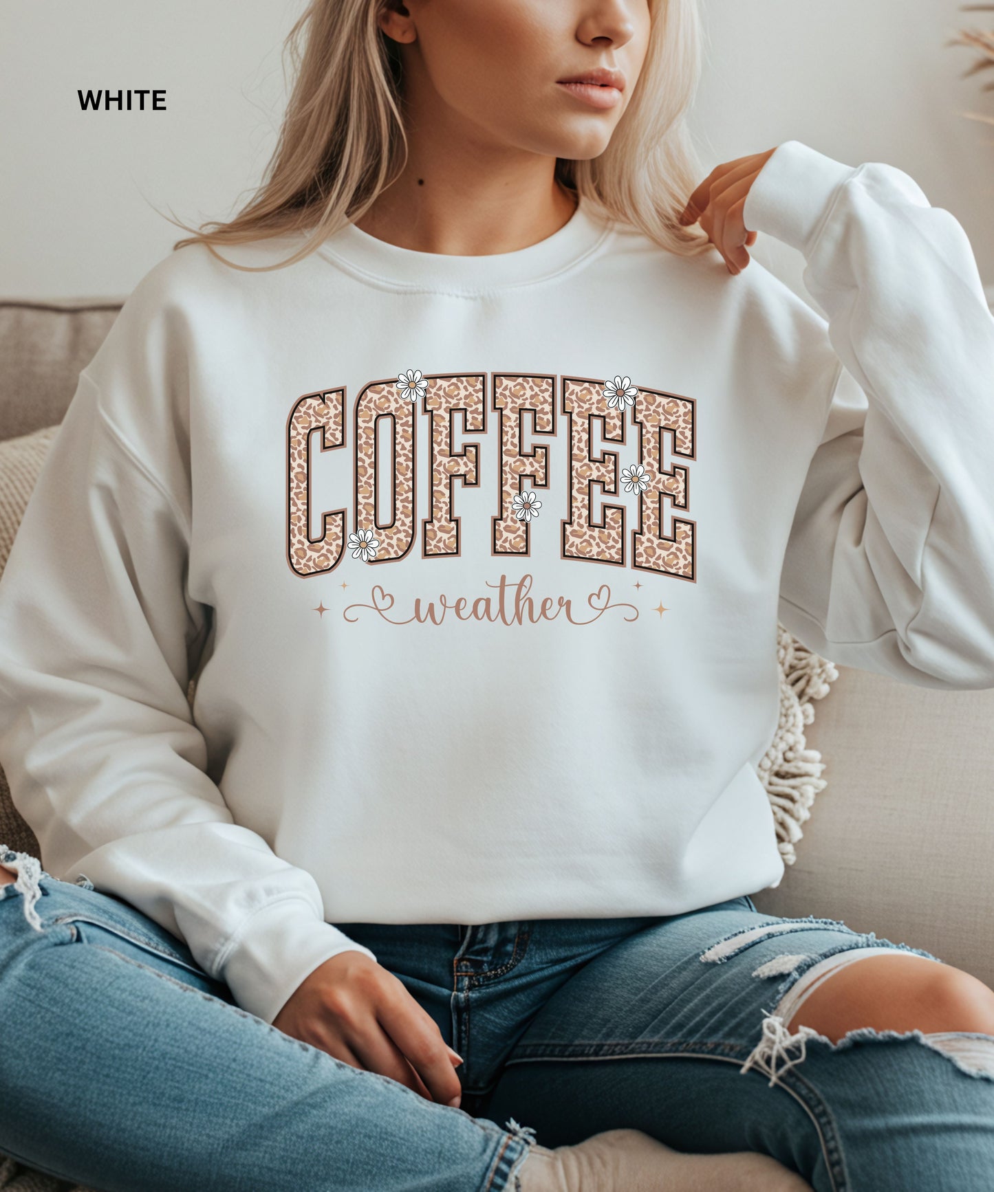 Leopard Print Coffee Lover sweatshirt