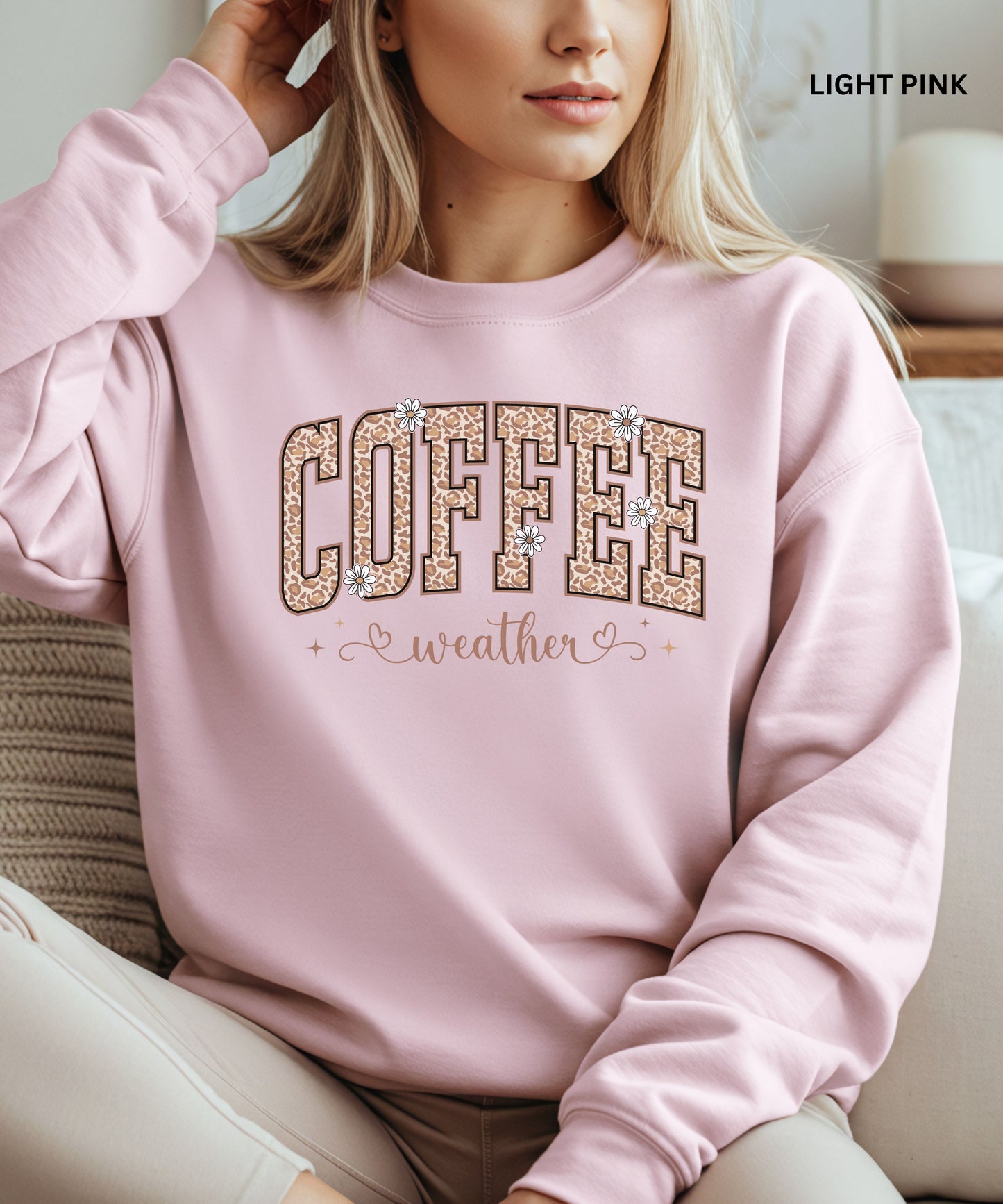 Leopard Print Coffee Lover sweatshirt