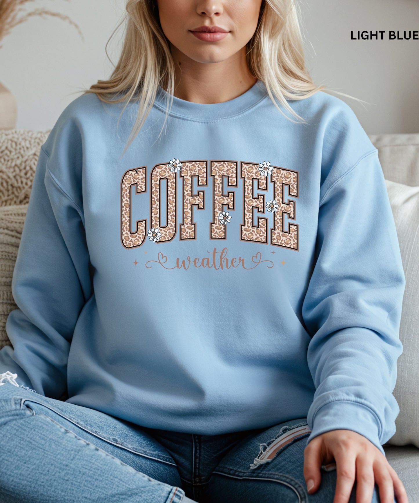 Leopard Print Coffee Lover sweatshirt