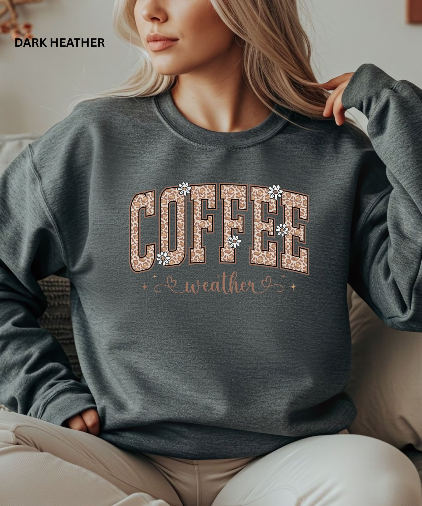 Leopard Print Coffee Lover sweatshirt