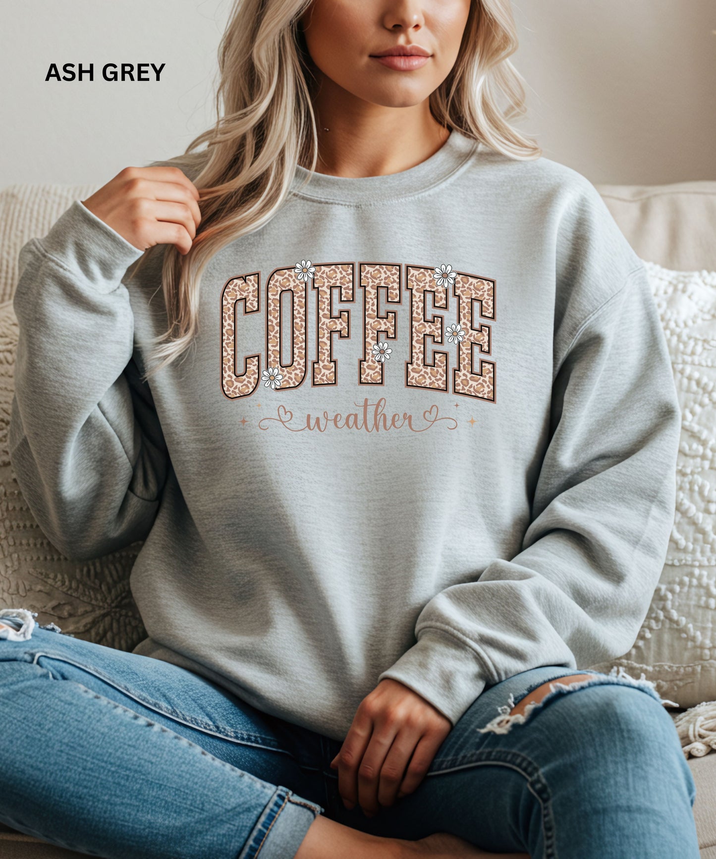 Leopard Print Coffee Lover sweatshirt