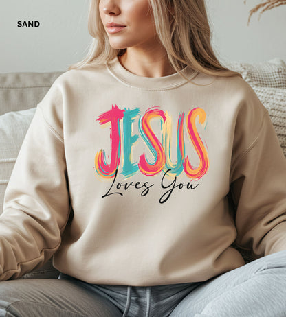 Jesus Loves You Sweatshirt