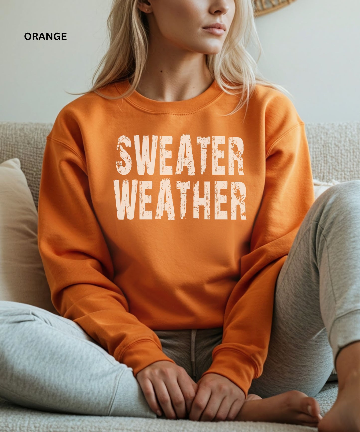 Sweater Weather Cozy Fall Sweatshirt