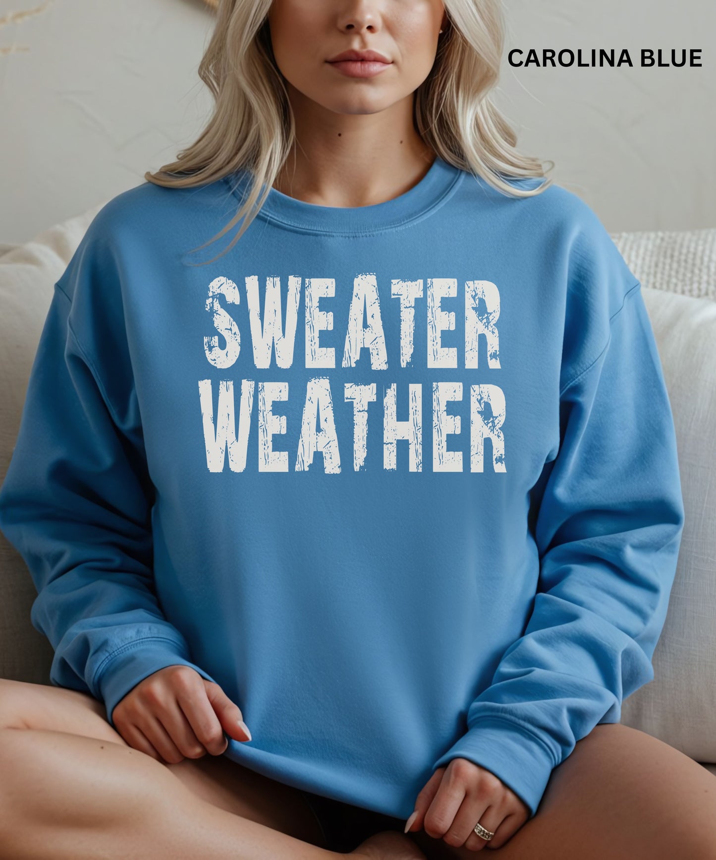 Sweater Weather Cozy Fall Sweatshirt