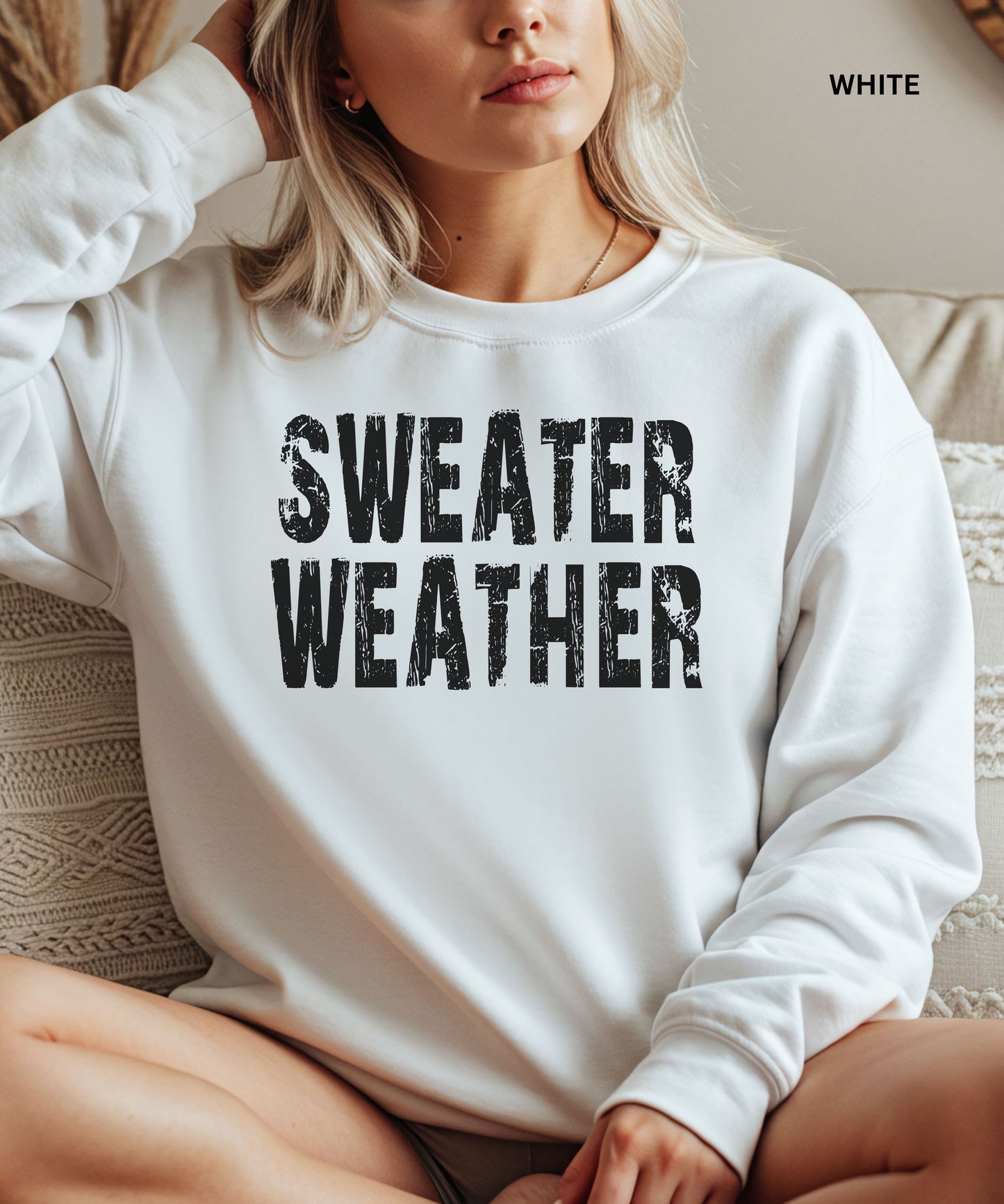 Sweater Weather Cozy Fall Sweatshirt
