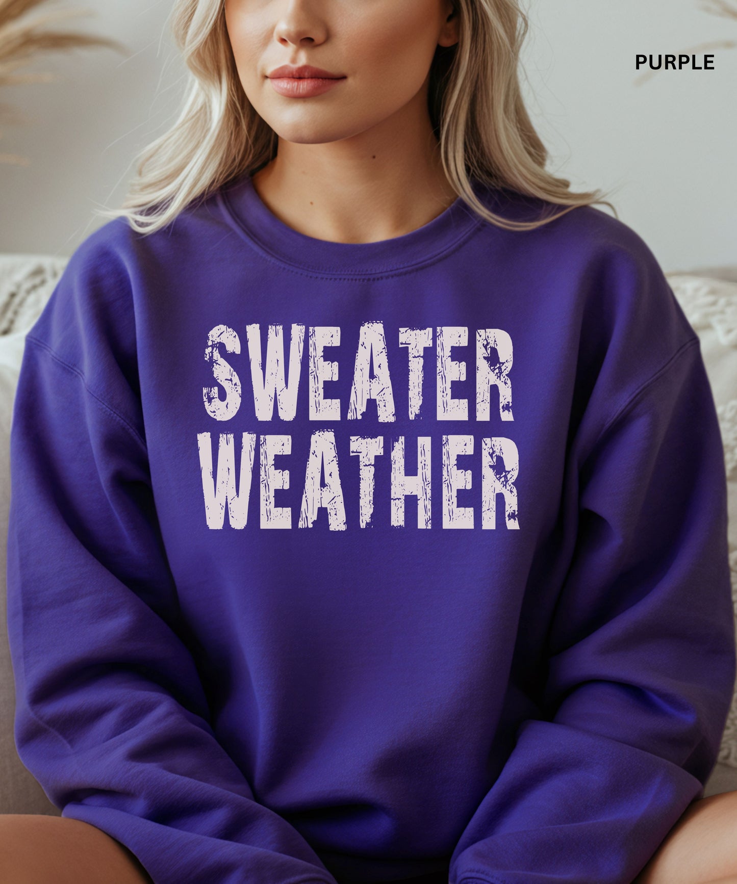 Sweater Weather Cozy Fall Sweatshirt