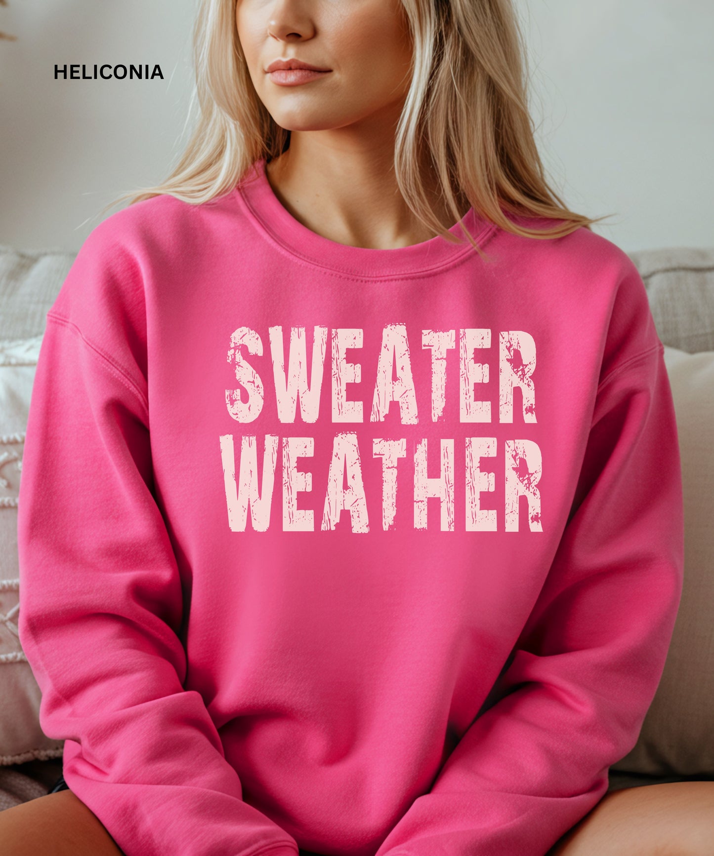 Sweater Weather Cozy Fall Sweatshirt