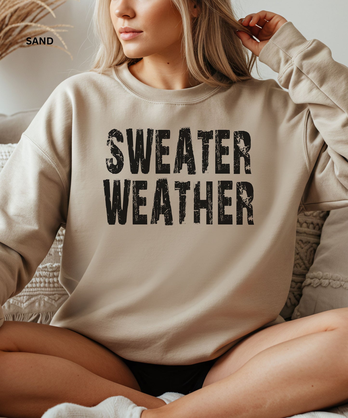 Sweater Weather Cozy Fall Sweatshirt