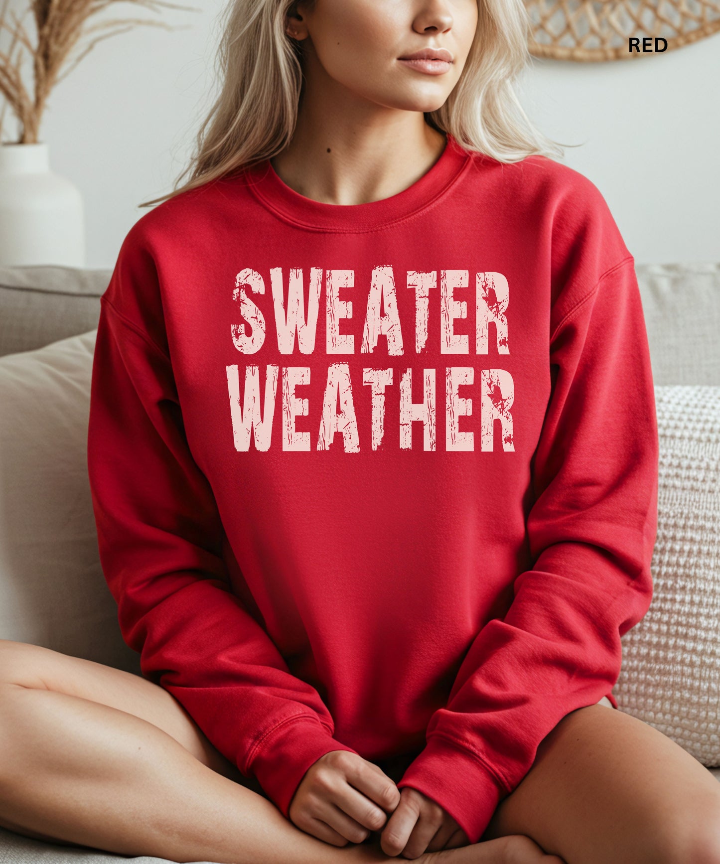 Sweater Weather Cozy Fall Sweatshirt