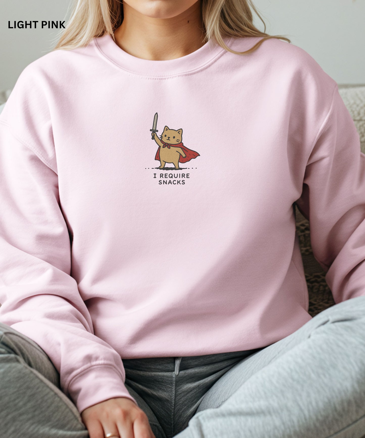I Require Snacks Sweatshirt