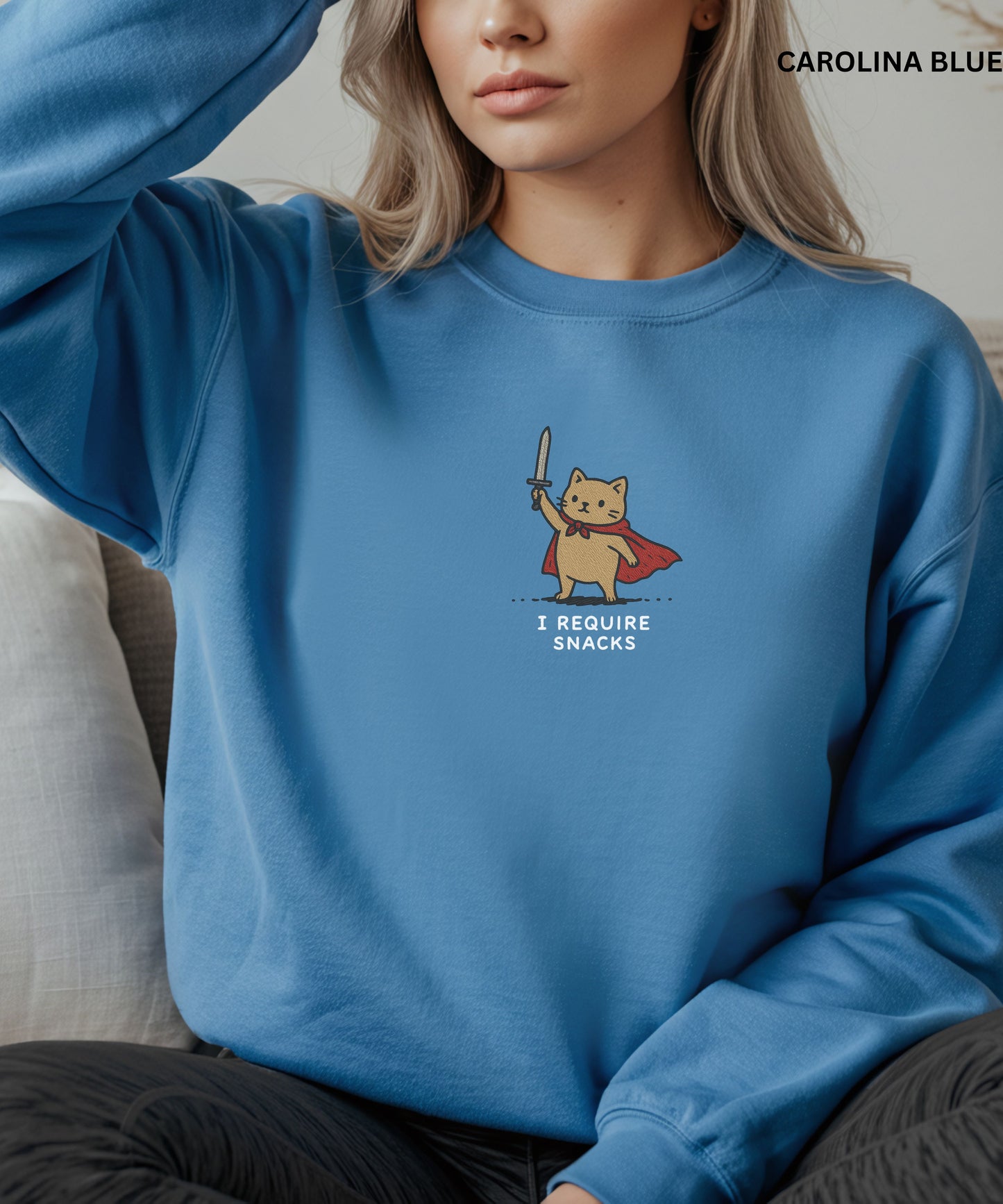 I Require Snacks Sweatshirt
