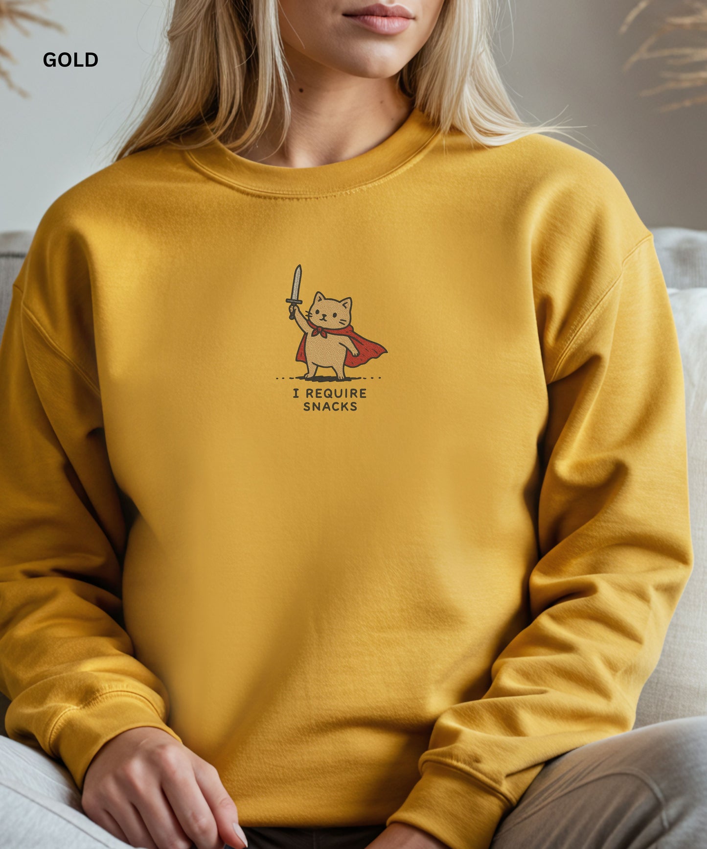 I Require Snacks Sweatshirt