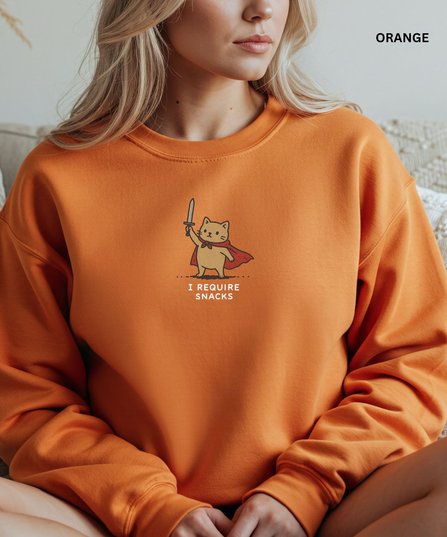 I Require Snacks Sweatshirt