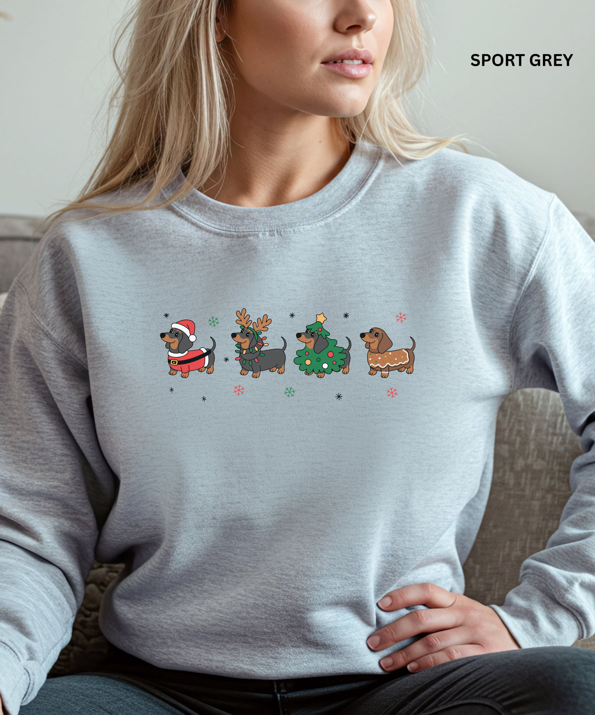 Christmas Dachshund Sweatshirt