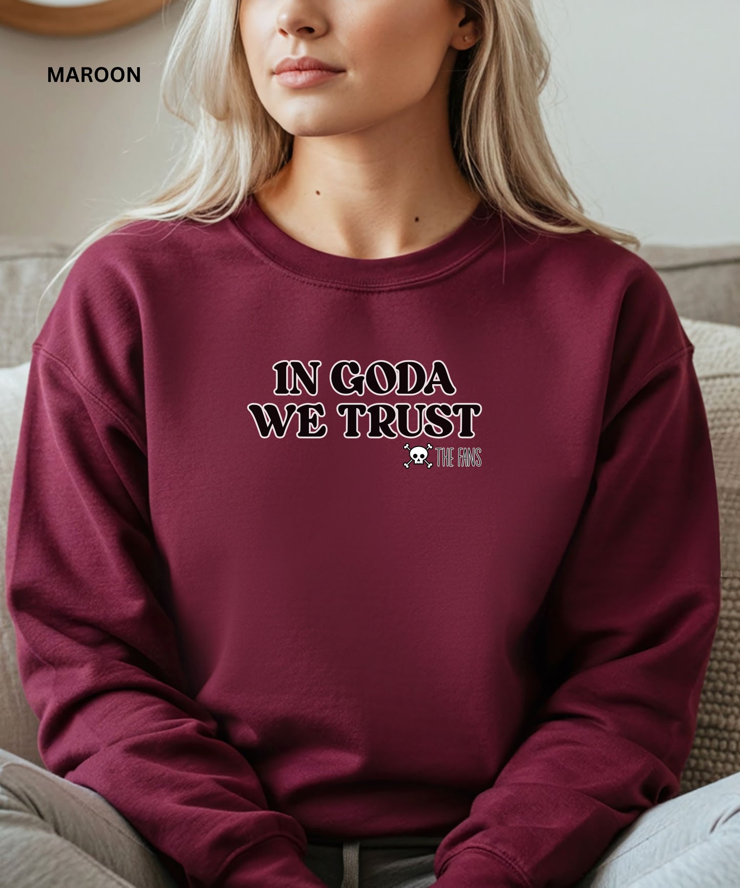In Goda We Trust Crewneck manga Sweatshirt