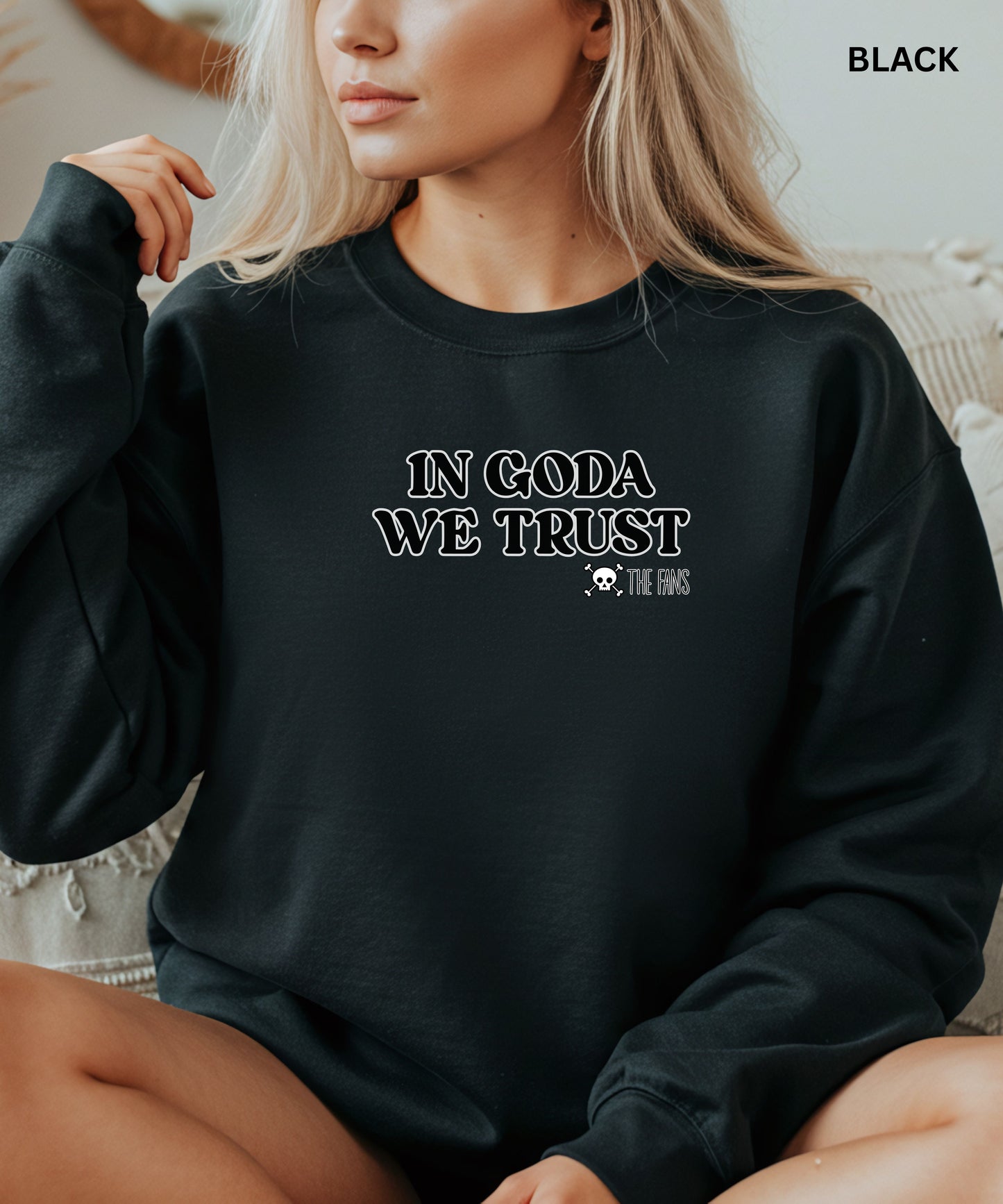 In Goda We Trust Crewneck manga Sweatshirt
