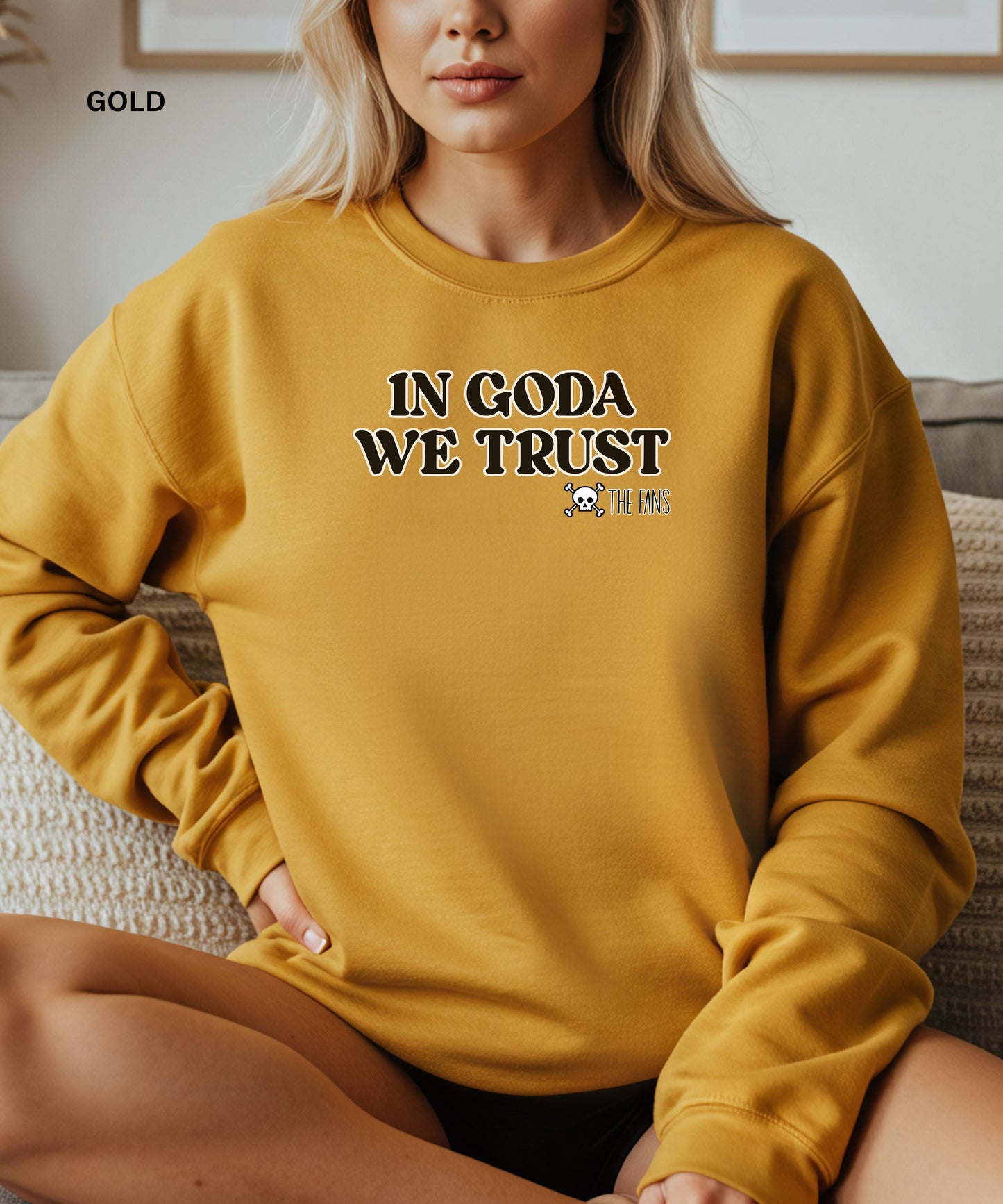 In Goda We Trust Crewneck manga Sweatshirt