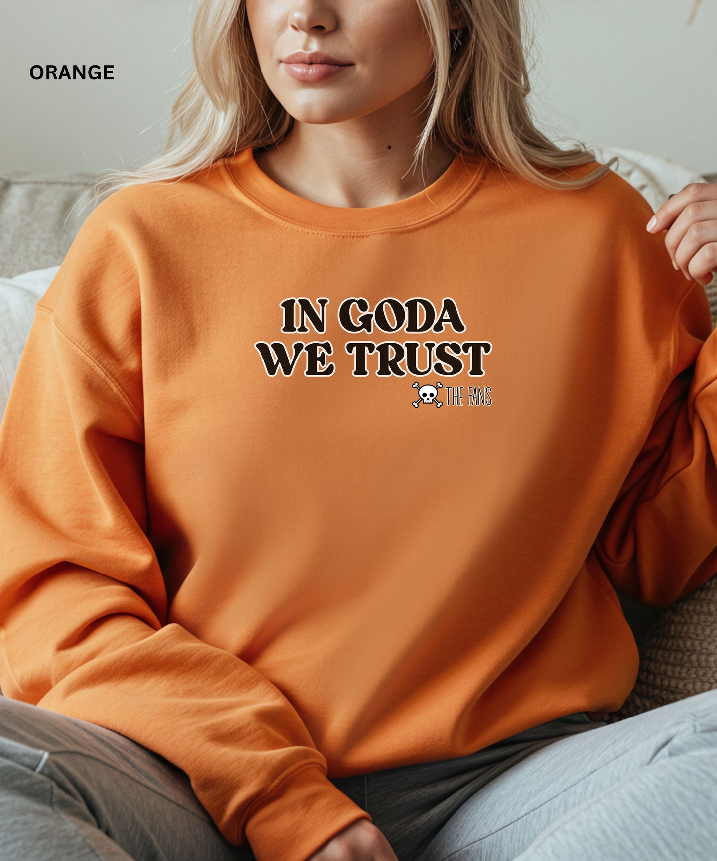 In Goda We Trust Crewneck manga Sweatshirt