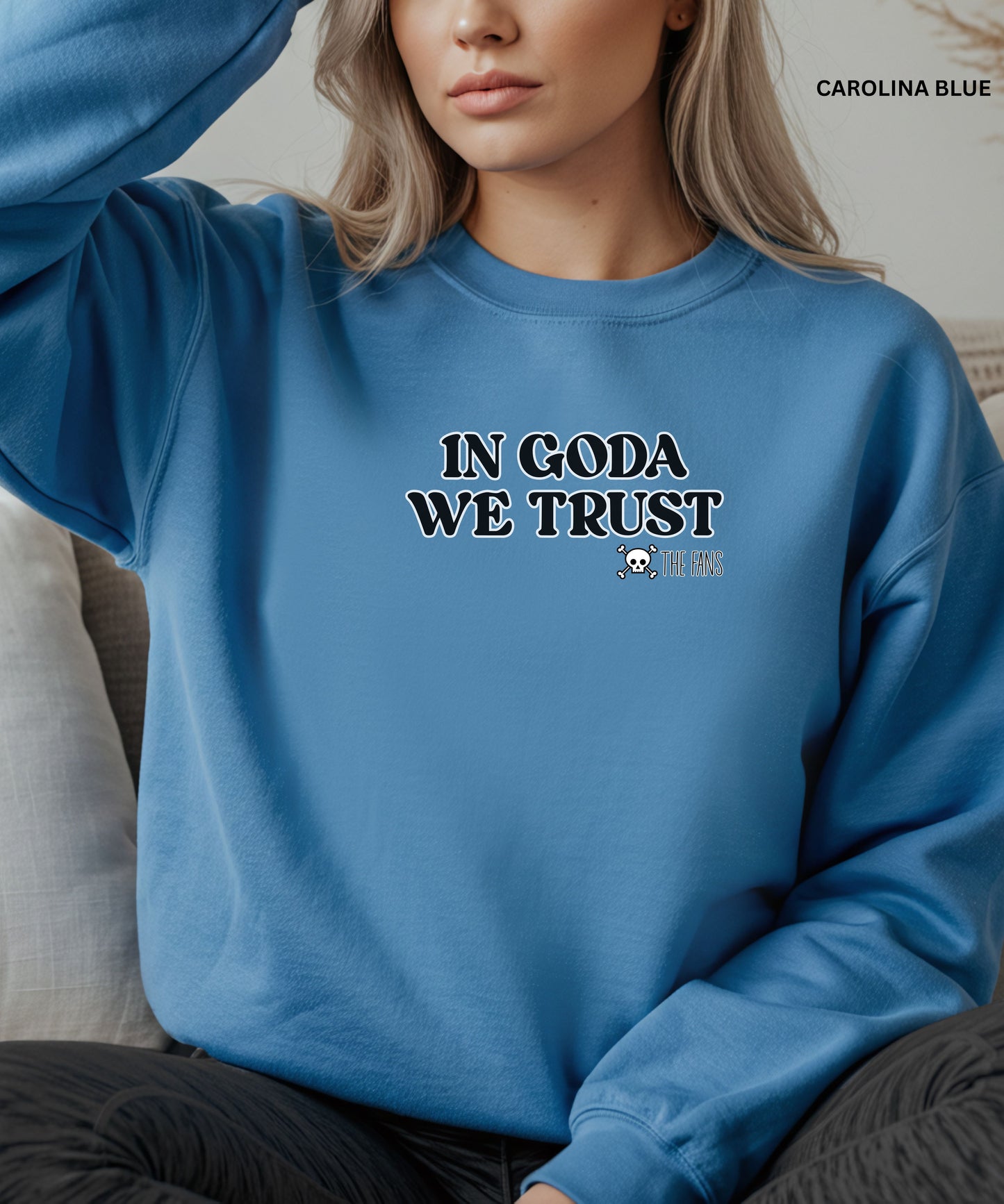 In Goda We Trust Crewneck manga Sweatshirt