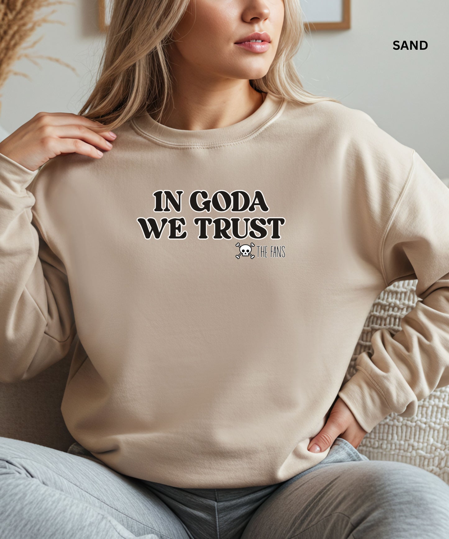 In Goda We Trust Crewneck manga Sweatshirt