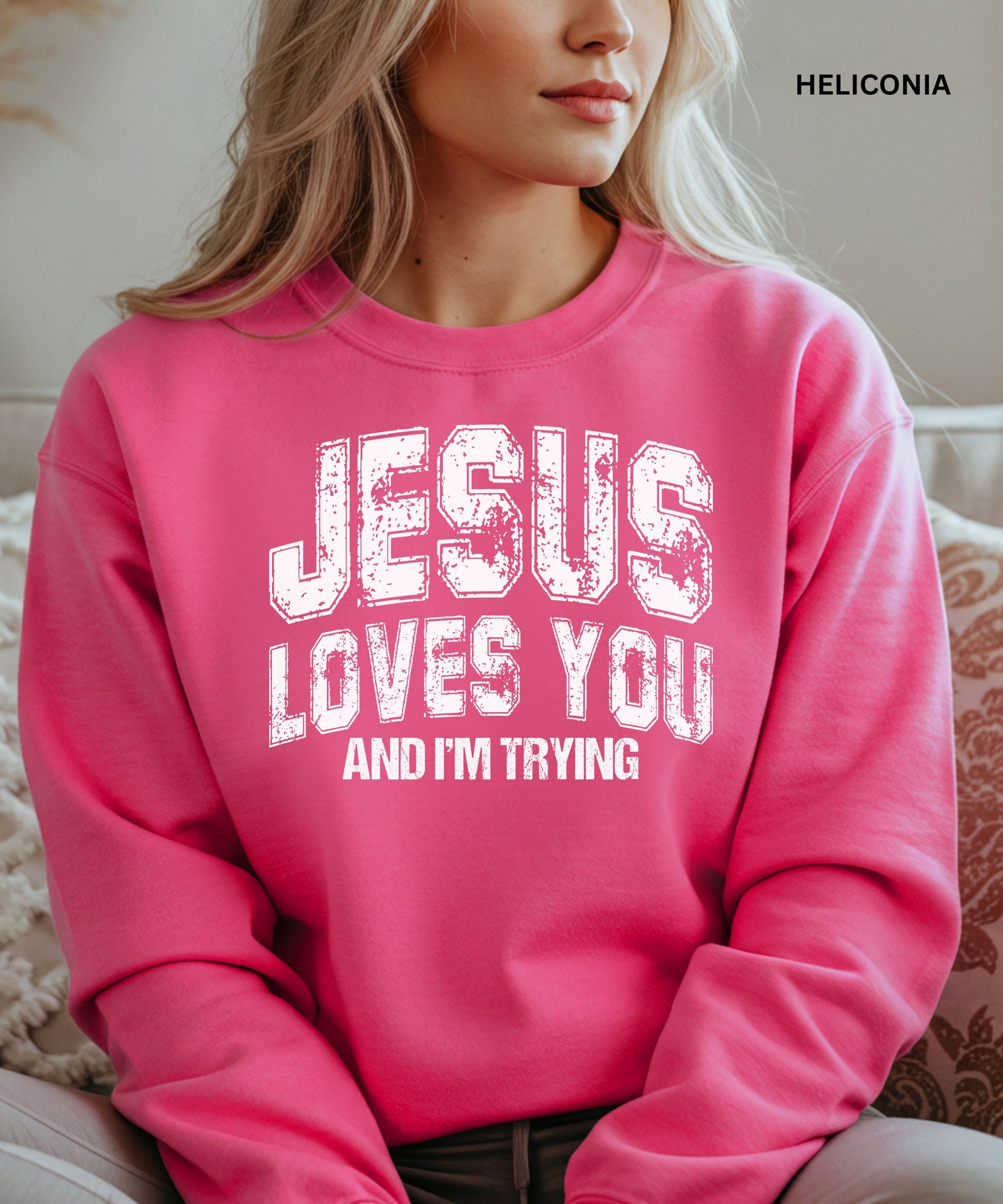 Jesus Loves You Crewneck Sweatshirt