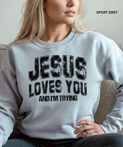 Jesus Loves You Crewneck Sweatshirt