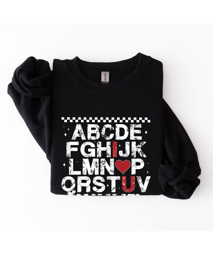 Alphabet Love Sweatshirt