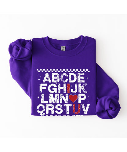 Alphabet Love Sweatshirt