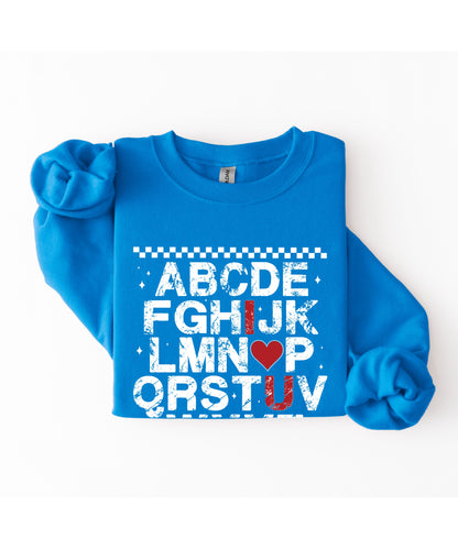 Alphabet Love Sweatshirt