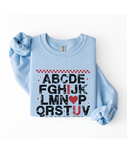 Alphabet Love Sweatshirt