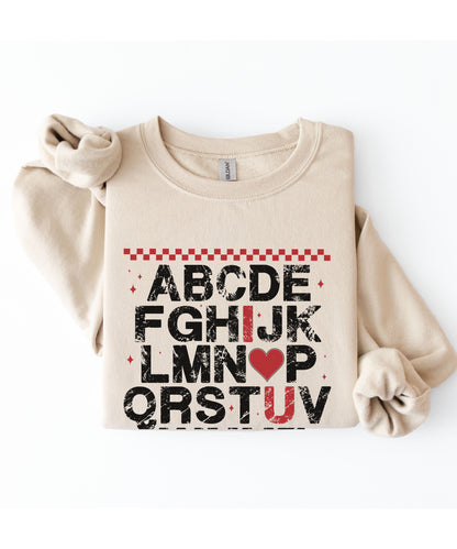 Alphabet Love Sweatshirt