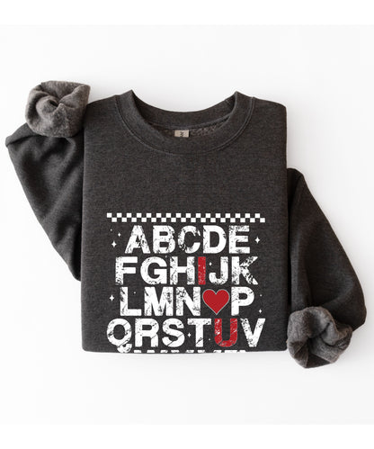 Alphabet Love Sweatshirt
