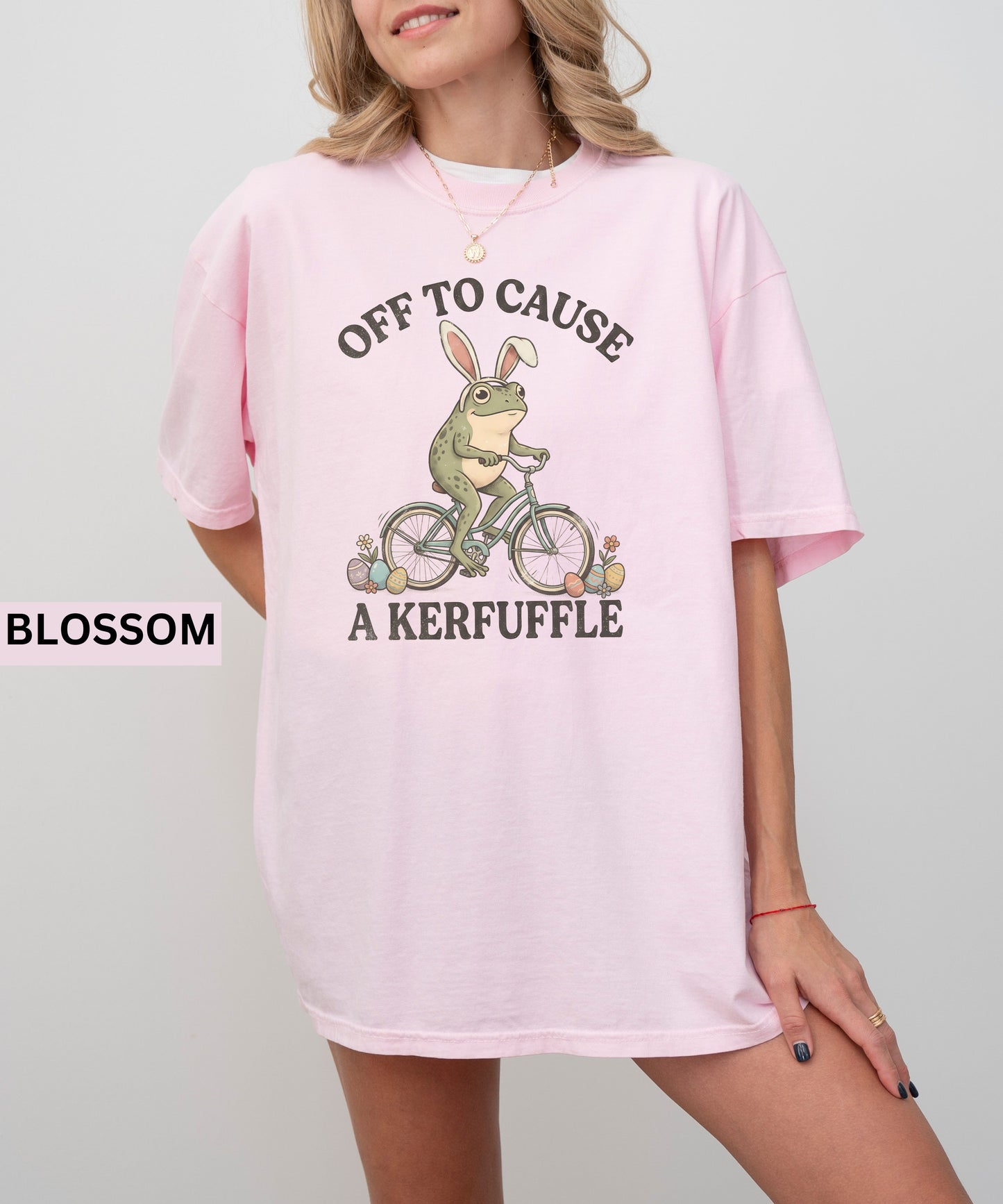 Off to Cause a Kerfuffle Frog T-Shirt