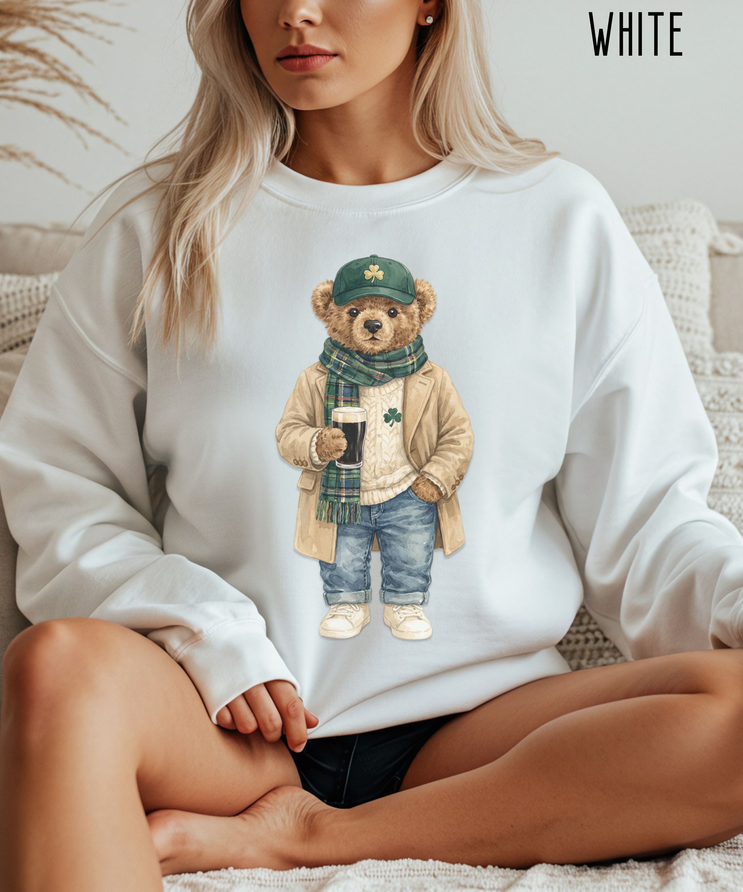 Lucky Teddy Bear Sweatshirt