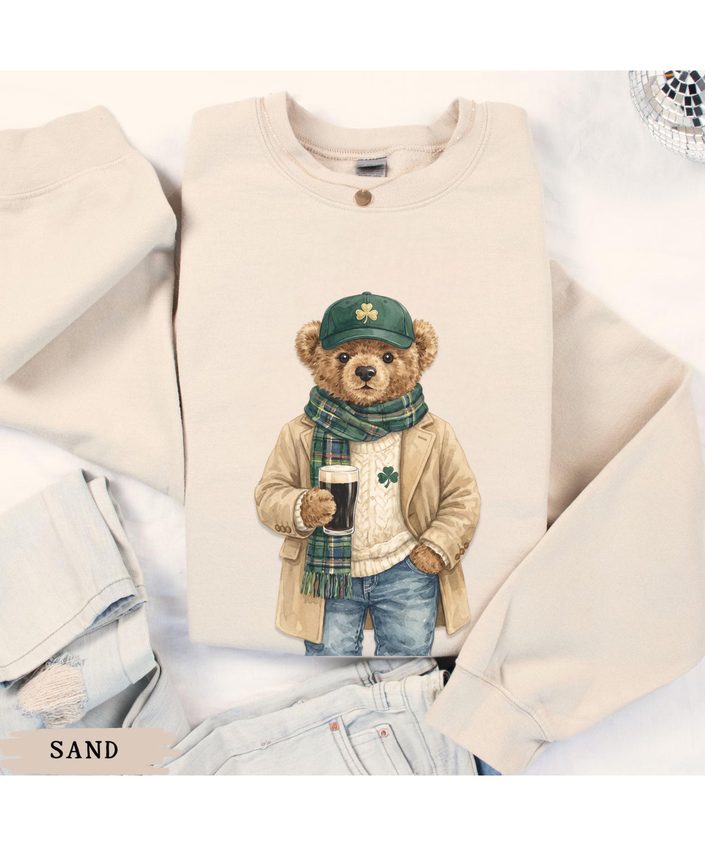 Lucky Teddy Bear Sweatshirt