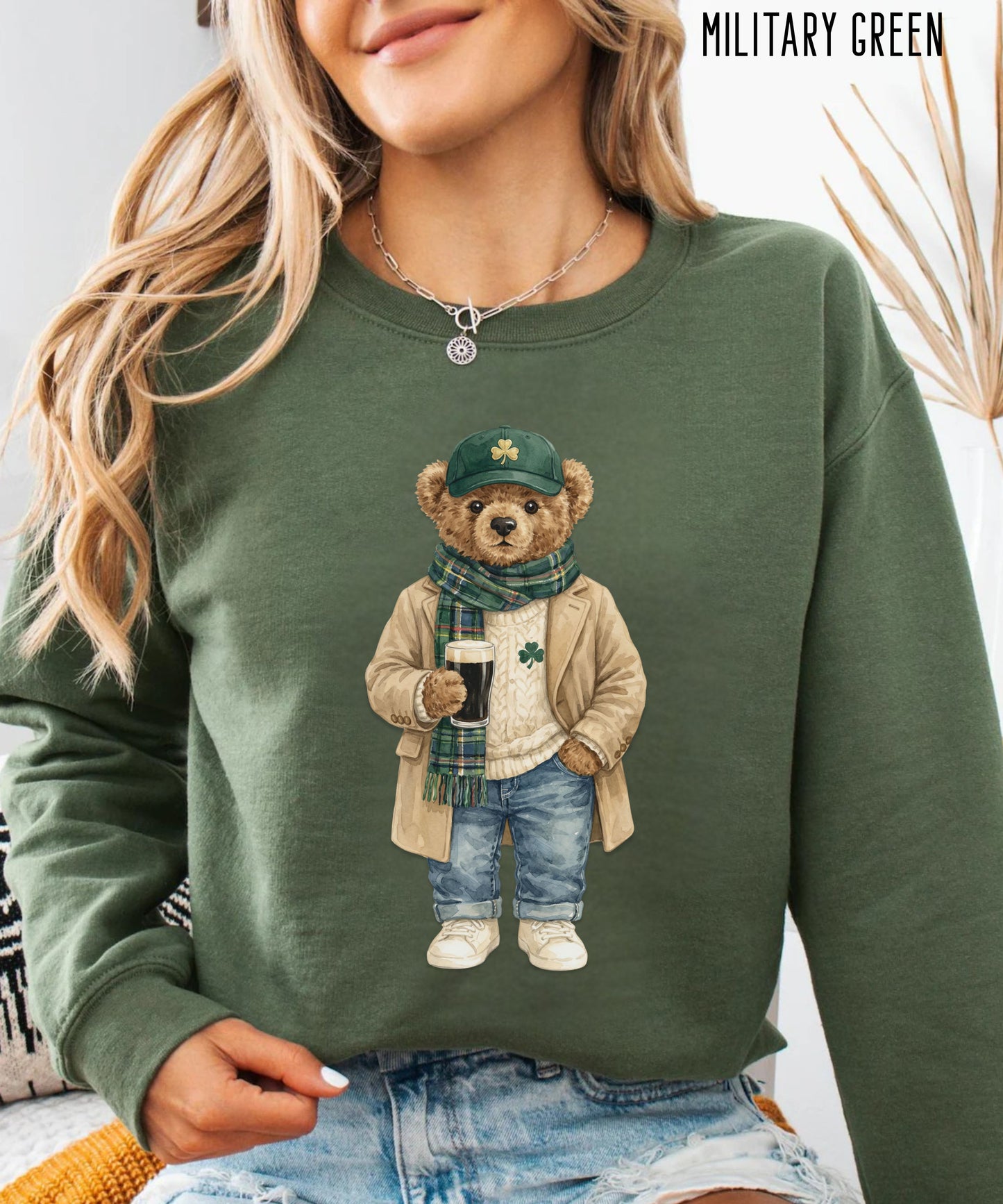 Lucky Teddy Bear Sweatshirt