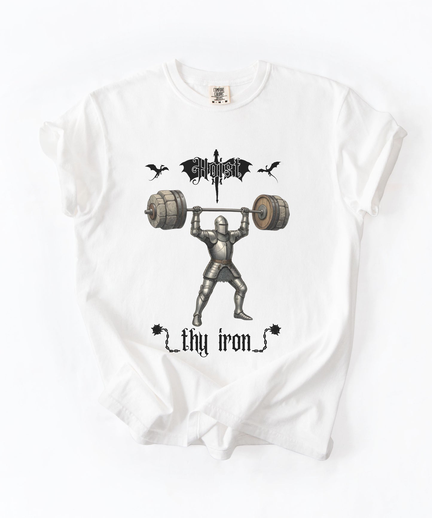 Hoist Thy Iron Medieval Gym shirt
