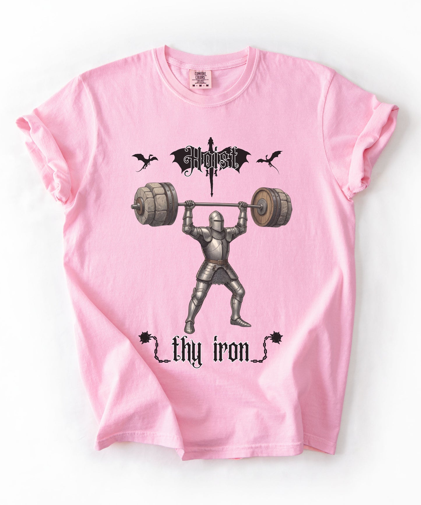 Hoist Thy Iron Medieval Gym shirt