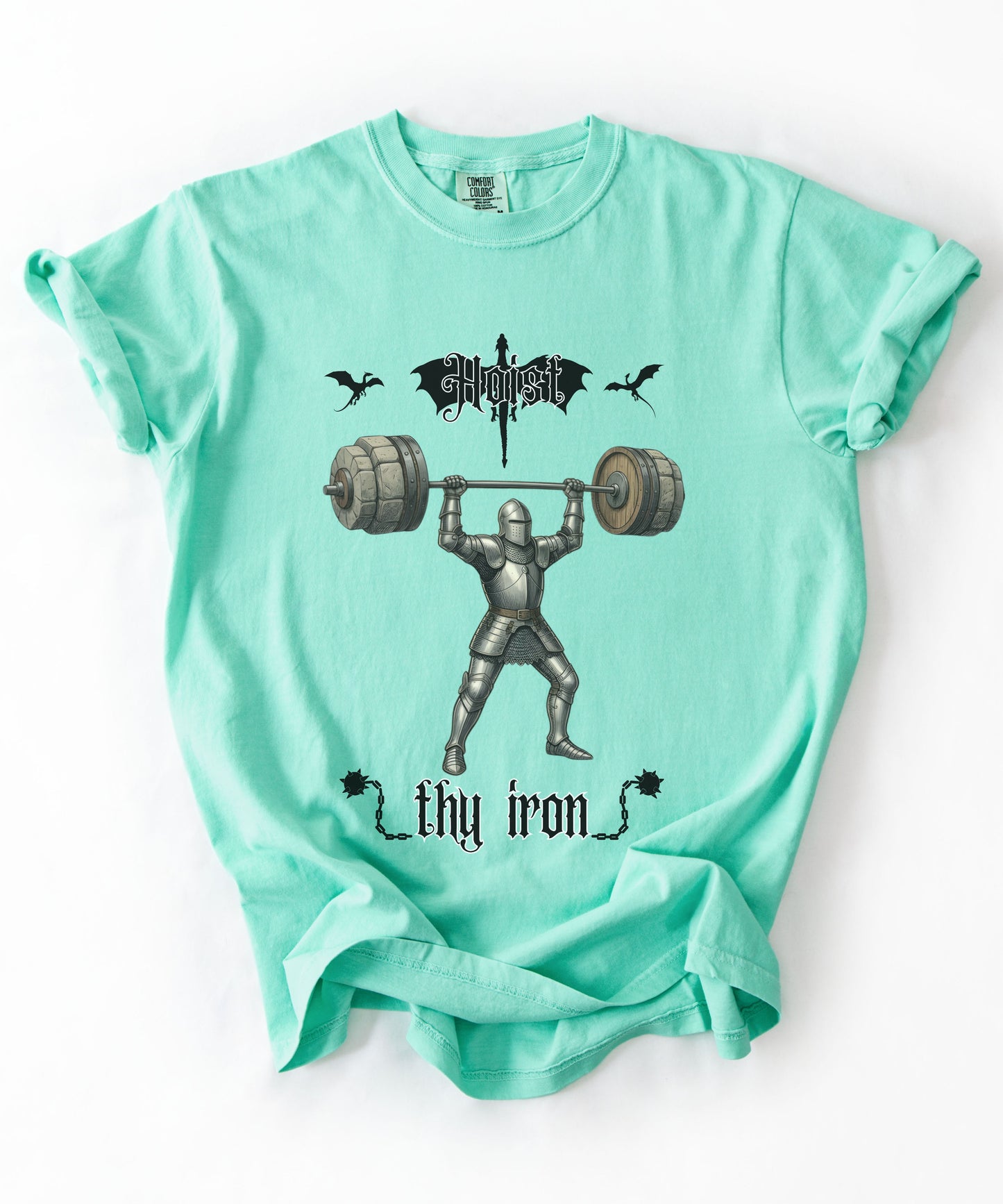 Hoist Thy Iron Medieval Gym shirt