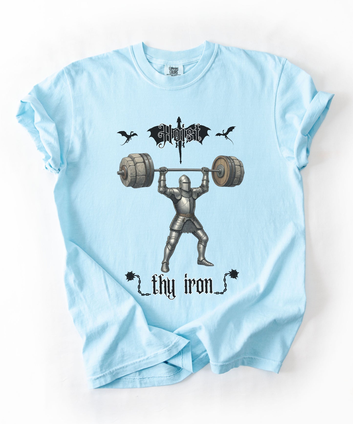 Hoist Thy Iron Medieval Gym shirt